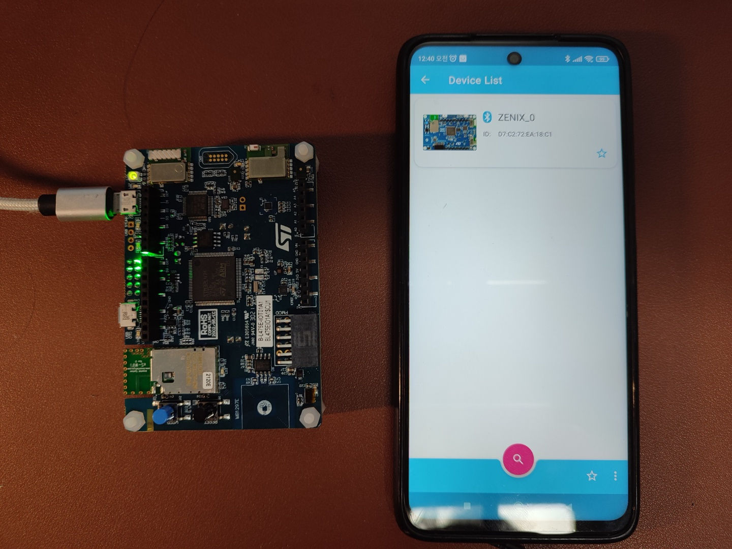 Quest3 B-L475E-IOT01A 보드에 바이너리 파일 라이팅하기